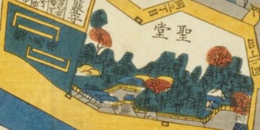 嘉永6年『江戸切絵図』本郷