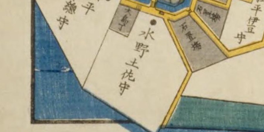 嘉永5年『江戸切絵図』深川