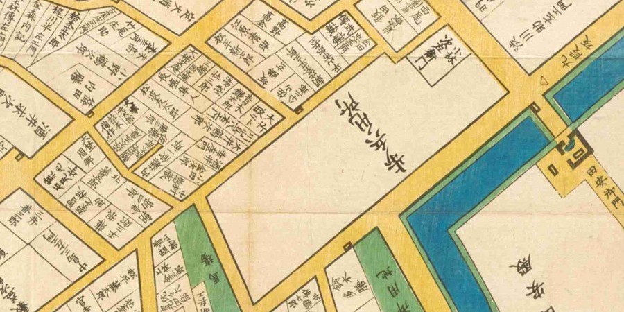 元治元年『江戸切絵図』番町